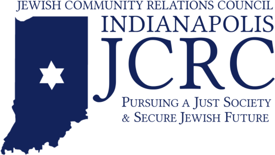 Indy Jcrc Antisemitic Hate Crime Update - Indiana State Outline Black (911x553), Png Download