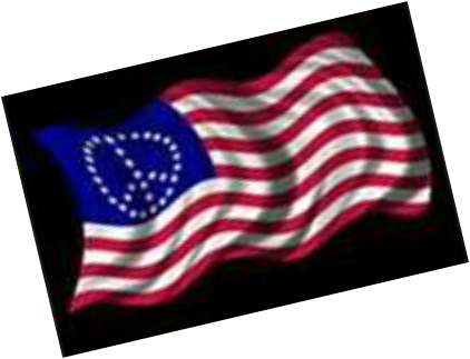 Picture - White And Blue Peace Sign (422x323), Png Download