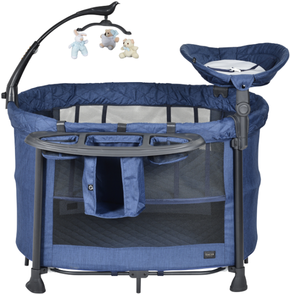 Dreami Blue Camping Cot - Cradle (667x667), Png Download