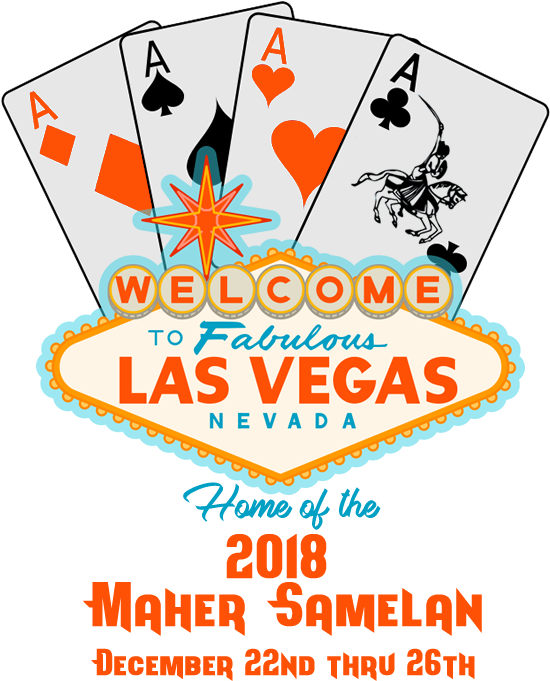 2018 Maher Samelan Las Vegas - Welcome To Las Vegas Sign (549x711), Png Download