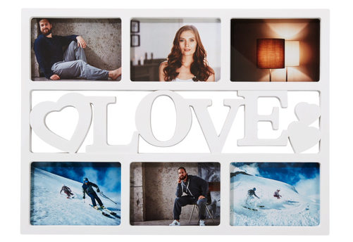 Collage Picture Frame, "love" - Melinera Bilderrahmen Collage - Bilder & Bilderrahmen (500x500), Png Download