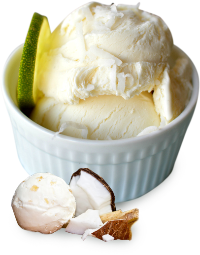 Coconut Ice Cream Png (600x756), Png Download