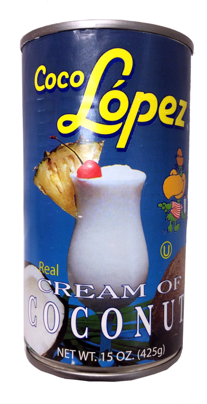Coco Lopez Coconut - Coco Lopez Cream Of Coconut (410x800), Png Download