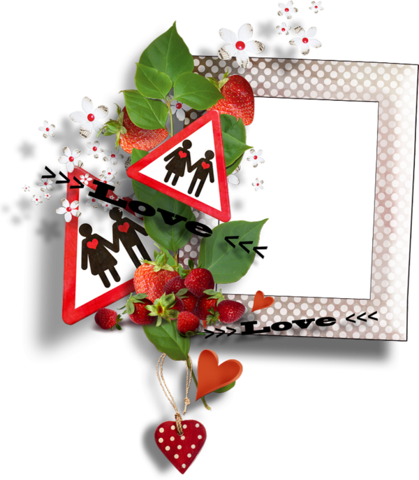 Cadre Png St Valentin - Heart (600x686), Png Download