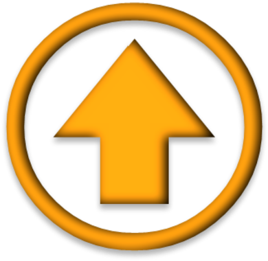 Orange Arrow Up Image - Traffic Sign (600x563), Png Download