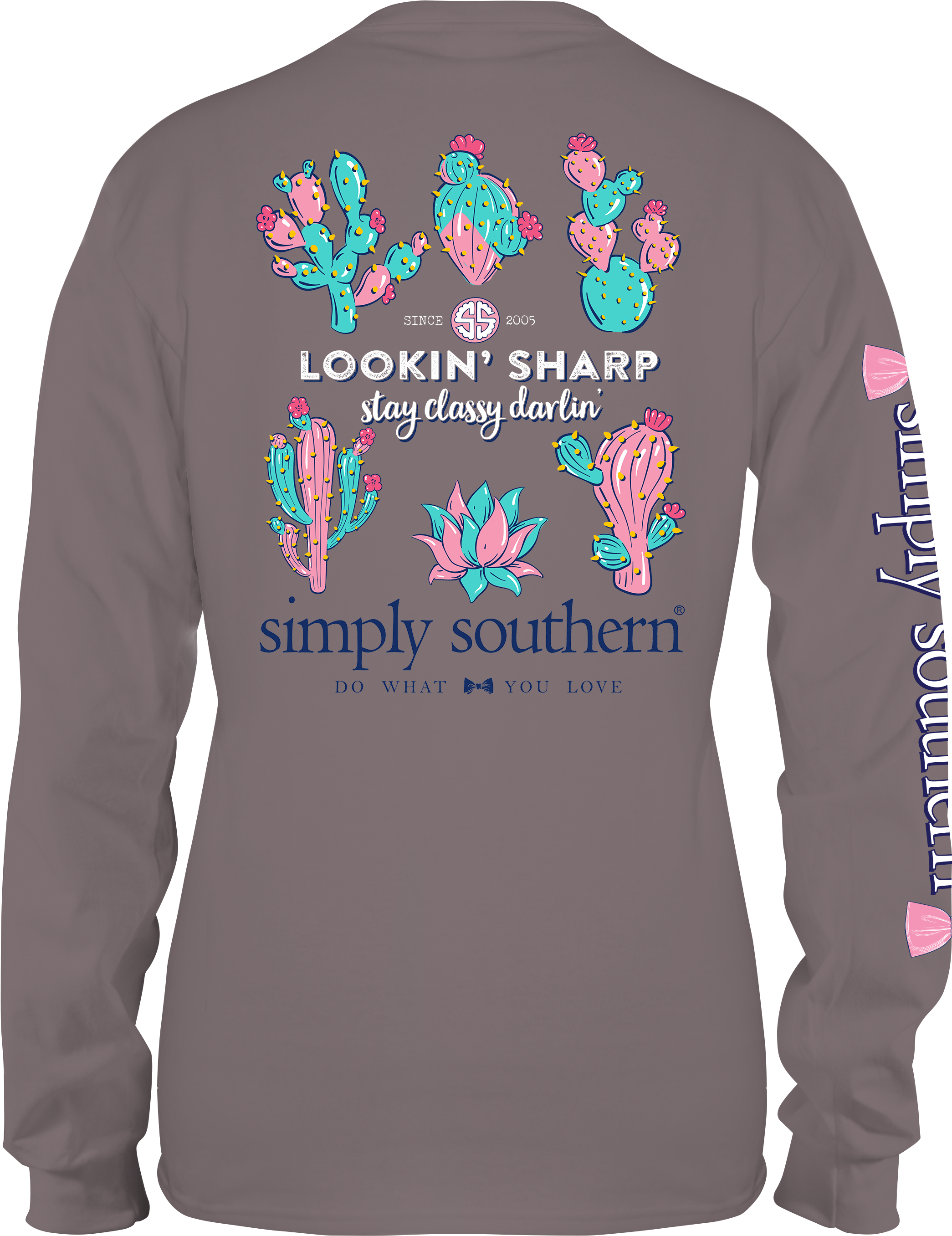Ls Sharp Steel V=1501262586 - Simply Southern Long Sleeve (2423x2820), Png Download