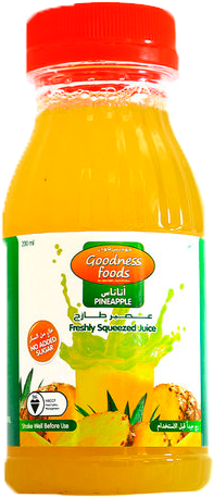 Goodness Foods Pineapple Juice - Pineapple Juice (600x600), Png Download