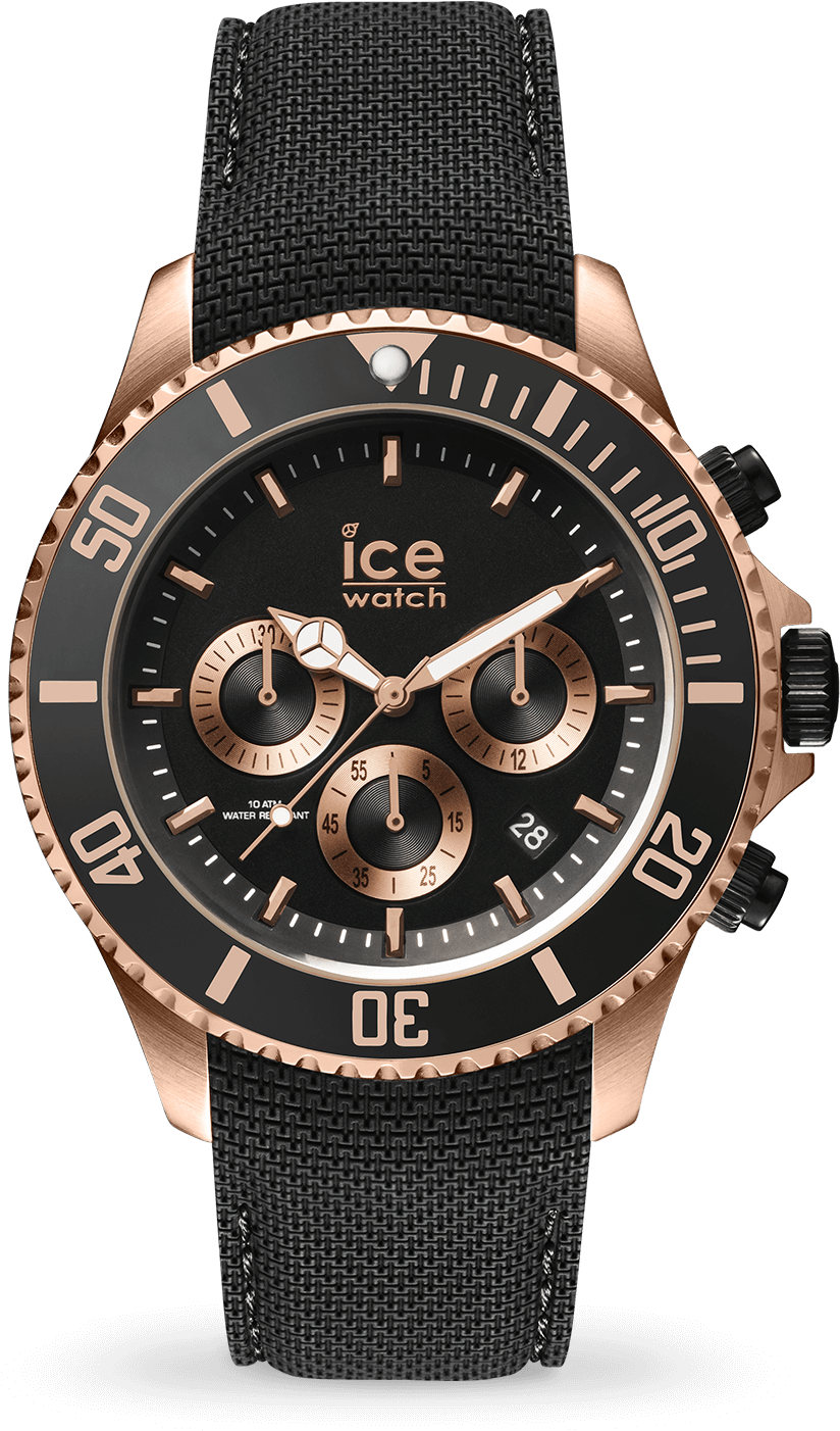 Ice Steel - Black Rose-gold - Hublot Big Bang Unico King Gold (1500x1500), Png Download
