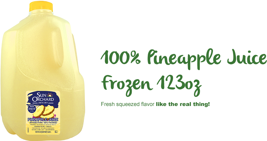 100% Pineapple Juice Frozen 123oz - Legami Ayraç-lg Stand Tall Ananas (1071x586), Png Download