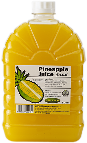Pineapple Juice Cordial - Squash (483x541), Png Download