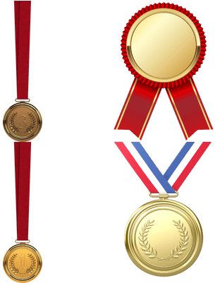 Gold Medal Clipart (400x400), Png Download