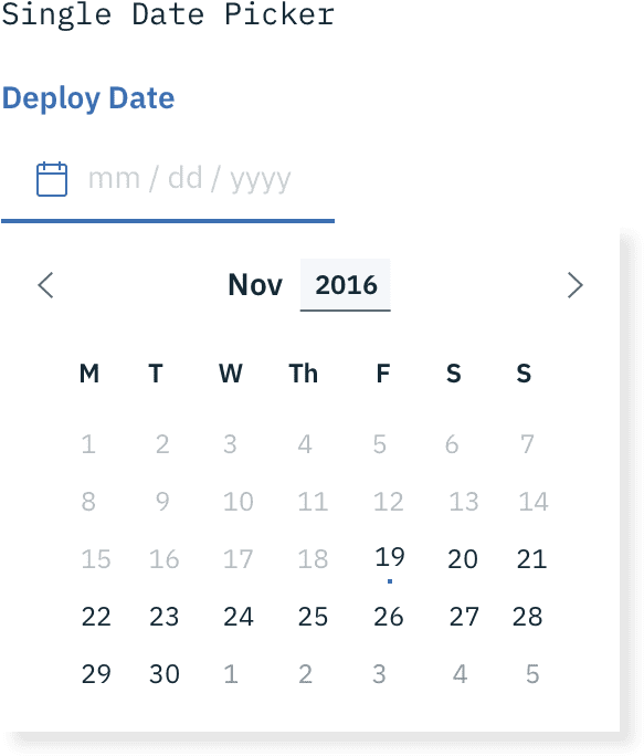 Types Of Date Pickers - Design (710x794), Png Download
