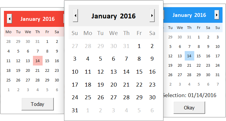 Excel Vba Date Picker - Number (854x532), Png Download