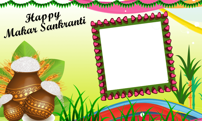 Makar Sankranti Photo Frames Pongal Photo Frames App - Makar Sankranti Photo Frames (800x480), Png Download