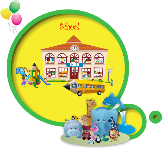Home - We Go To School - We Learn To Read - We Learn To Write (605x523), Png Download