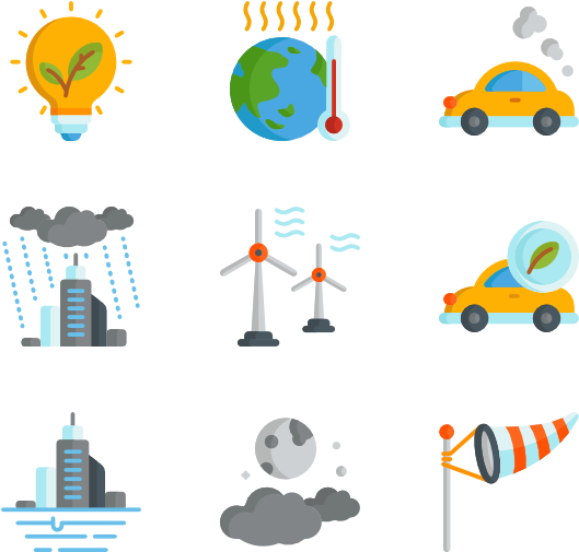Climate Change 30 Icons - Clip Art (600x564), Png Download