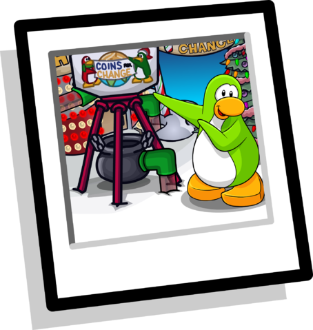Coins For Change Background Icon - Club Penguin Coins For Change (454x479), Png Download