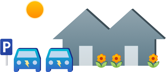 Apartment Charging@2x Final - Apartment (698x310), Png Download