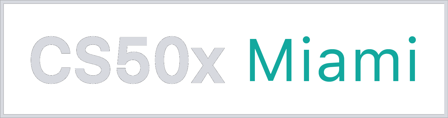 Cs50xmiamilight - Graphic Design (1531x403), Png Download