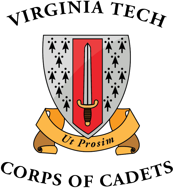 Corps Of Cadets Logo - Virginia Tech Corps Of Cadets Logo (708x800), Png Download