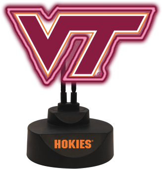 Virginia Tech Hokies Team Logo Neon - Iowa State Cyclones Team Logo Neon Lamp (465x465), Png Download