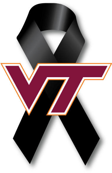 My Space - Virginia Tech Ribbon 4 16 (378x594), Png Download