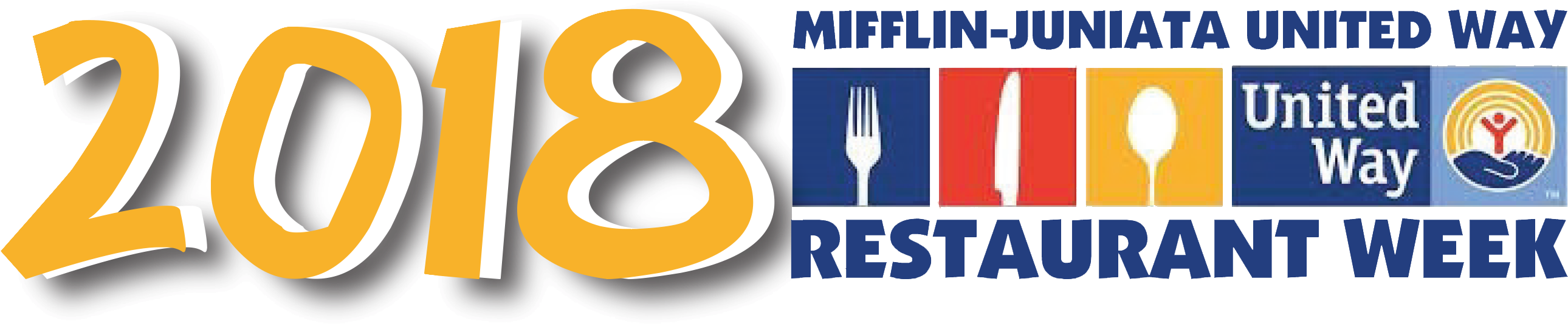 A Special Thanks To All 13 Local Restaurants That Participated - United Way (2733x756), Png Download