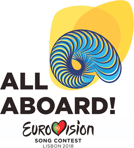 Eurovision Song Contest 2018 Logo - Eurovision Song Contest 2018 Lisbon (537x590), Png Download