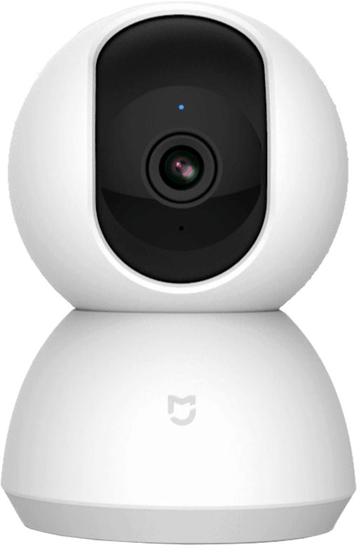 The White-coloured Mi Home Security Camera Comes With - Mi Home Security Camera 360 (1024x1024), Png Download