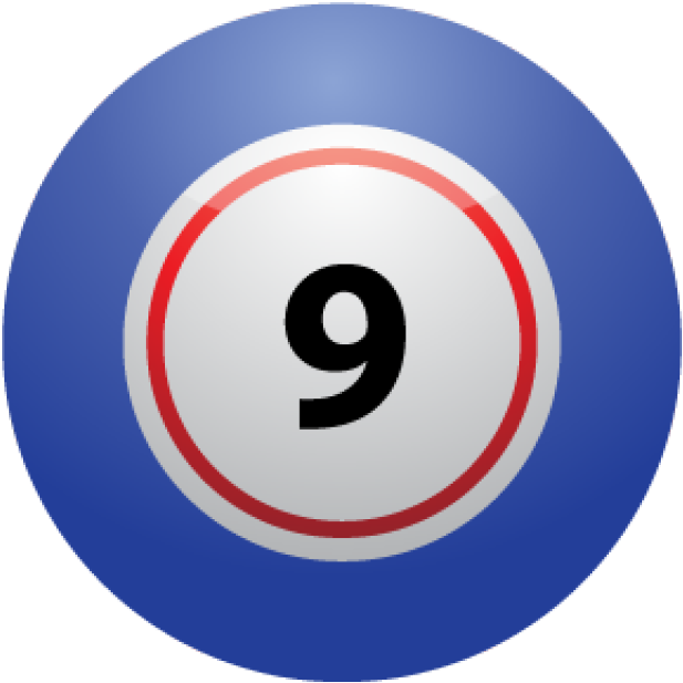 Nine Ball Clipart - Nine-ball (640x640), Png Download