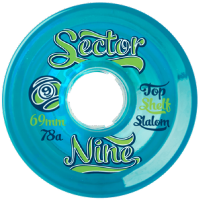Sector 9 69mm 78a 9 Ball Wheels - Sector 9 9ball Topshelf Slalom 69mm Red 78a (470x598), Png Download