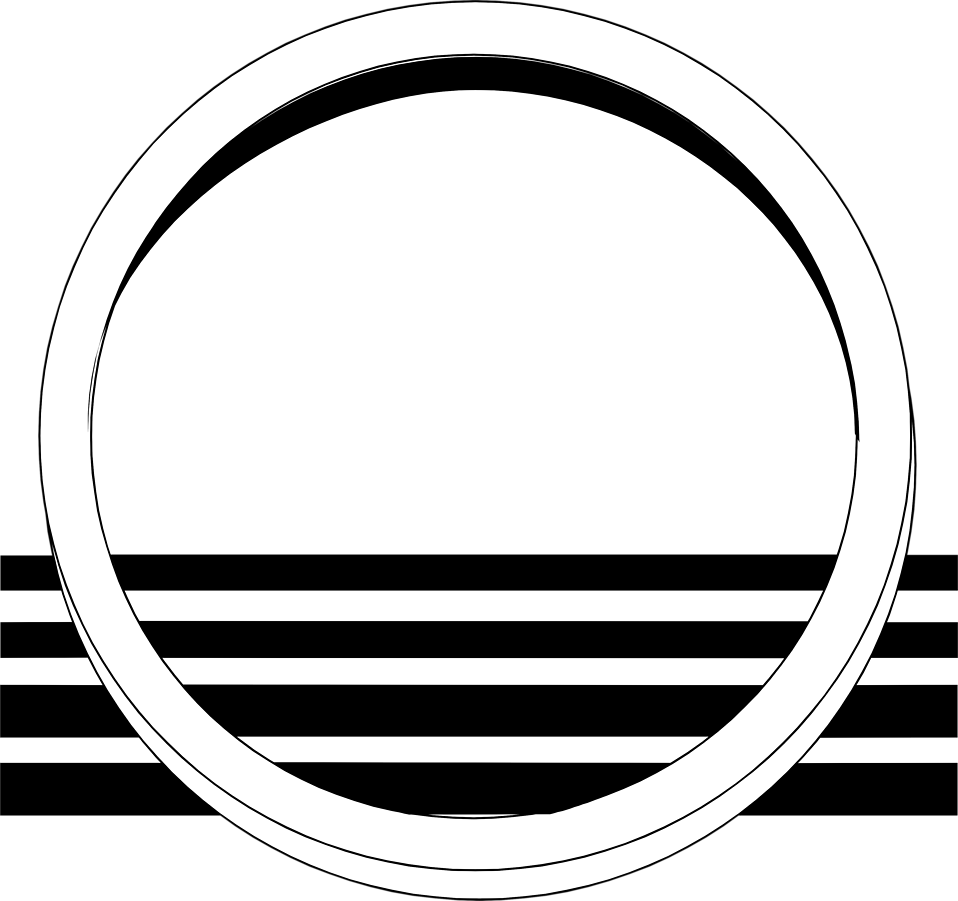 Black Circle Outline - Cool Circle Border Png (958x901), Png Download