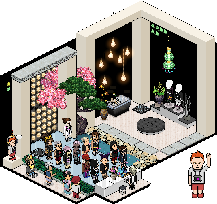 #spottedinhabbo Project Runway @habbopic - Decoration (757x715), Png Download