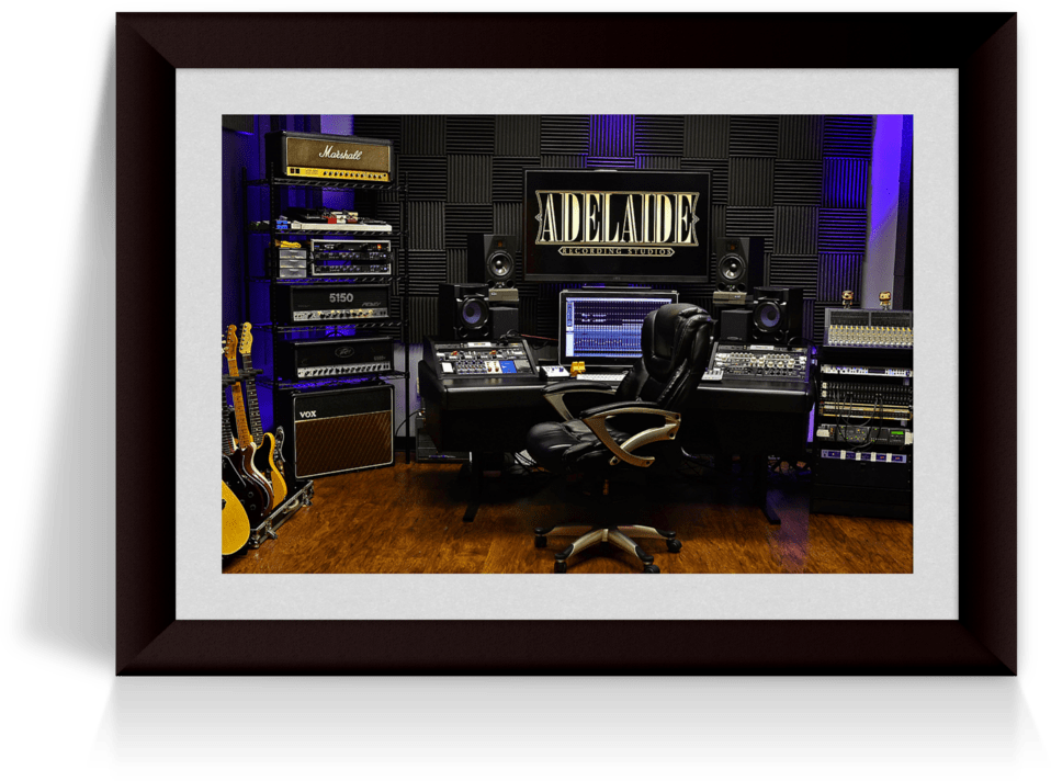 Adelaide Recording Studios Framed - Picture Frame (958x712), Png Download