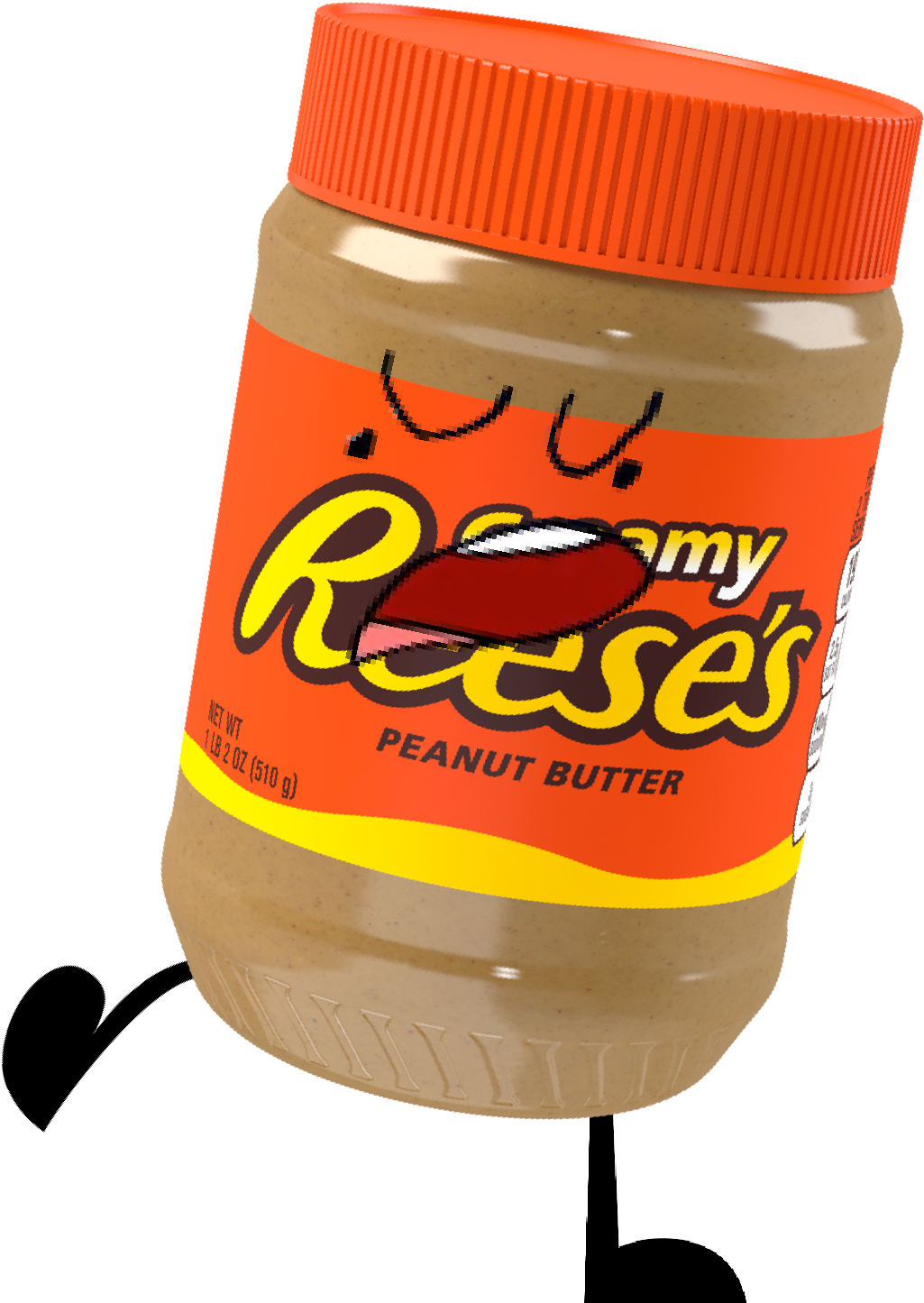 Current - Reese's Creamy Peanut Butter 18 Oz (510g) (1734x1734), Png Download