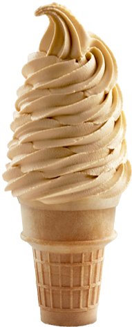 Reeses Soft Serve - Soft Serve Ice Cream Coffee (600x600), Png Download