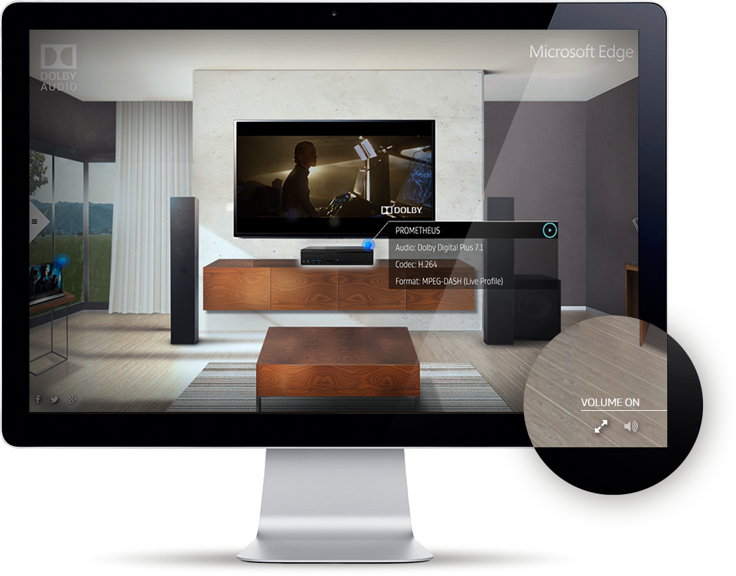 Dolby Meets Edge - Plain Concepts Sociedad Limitada (1069x837), Png Download