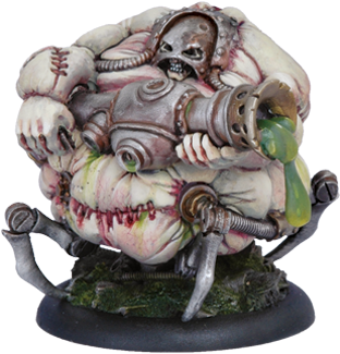 Bloat Thrall - Privateer Press Bloat Thrall - Cryx Solo (411x424), Png Download