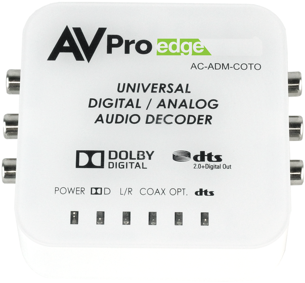 The Ac Adm Coto Is A Universal Digital/analog Audio - Dolby Digital (966x800), Png Download