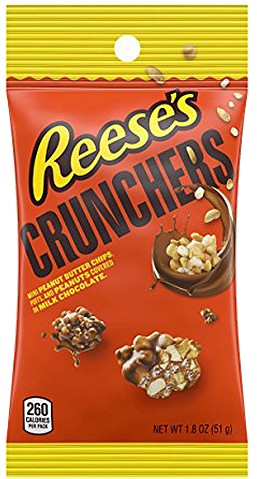 These Might Be The Most Surprising Entry On This List - Reese's Crunchers 1.8 Oz (500x500), Png Download