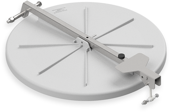 20 Inch Non Vented Hatch Cover, Thrall - Television Antenna (624x432), Png Download