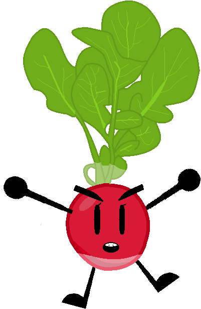 Radish - Radish Bfdi (412x619), Png Download