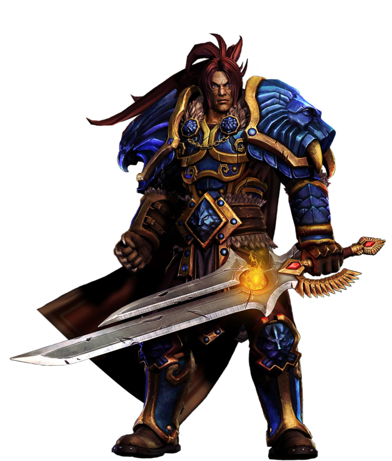 Varian Wrynn Render By Gloryfied1 On Deviantart - King Varian Wrynn Png (820x974), Png Download