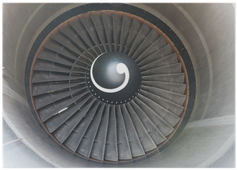 Turbine Blades Of An Aircraft Jet Engine Poster • Pixers® - Turbine (400x400), Png Download