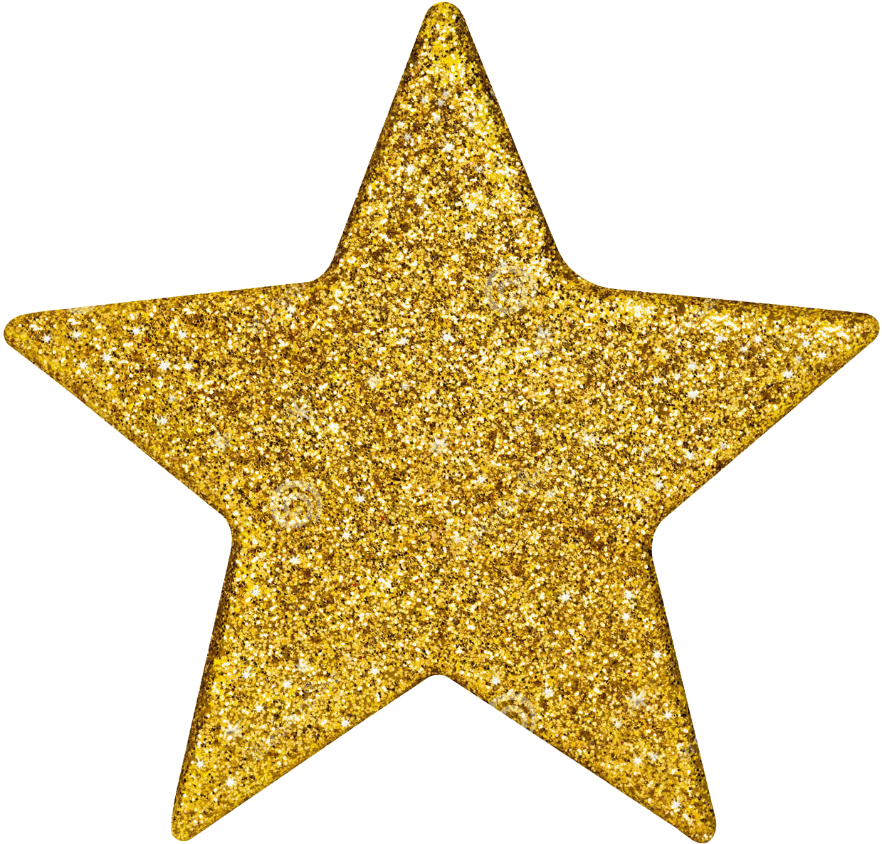 Glitter Star Png Download - Christmas Star (1300x1390), Png Download