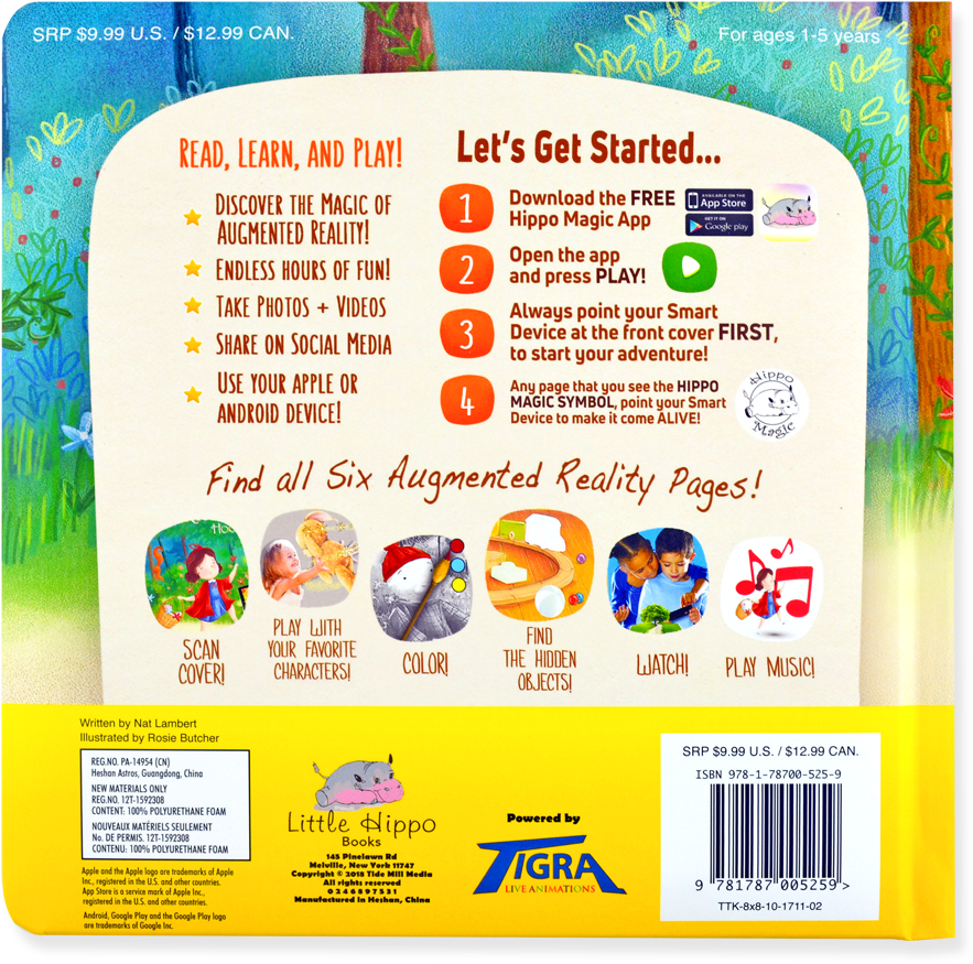 Little Red Riding Hood - Goldilocks And The Three Bears (1024x1024), Png Download