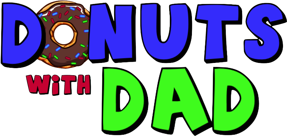 Doughnut Clipart Dad - Donuts With Dad Clipart (1006x514), Png Download