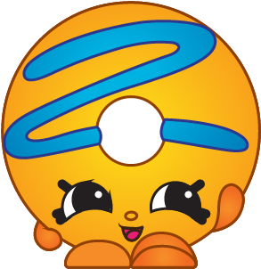 Doughnut Clipart Shopkins - Shopkins Season 4 Dolly Donut (400x400), Png Download