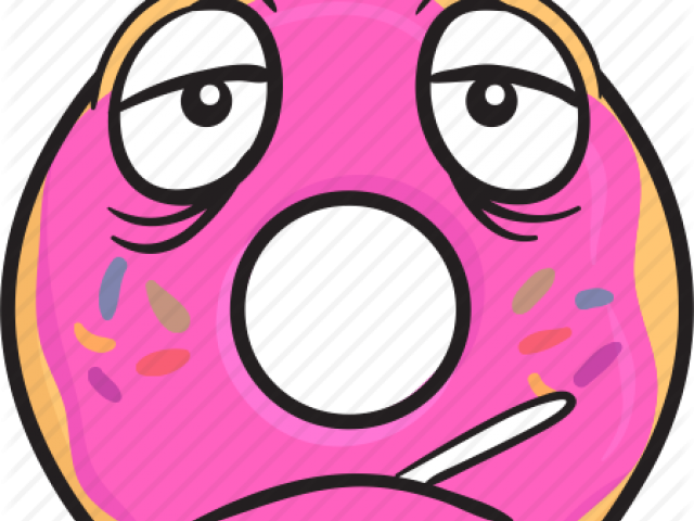 Doughnut Clipart Smiley - Doughnut (640x480), Png Download