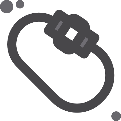 Carabiner Climbing Carabiner Climbing - Climbing (400x400), Png Download